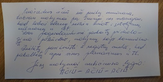 Geriausia padėka - nuoširdus ačiū.